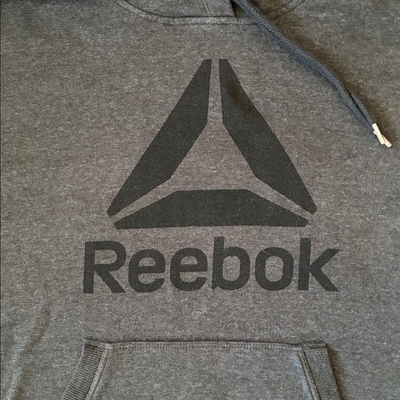 Women’s Reebok Charcoal Gray Hoodie - Picture 2 of 5